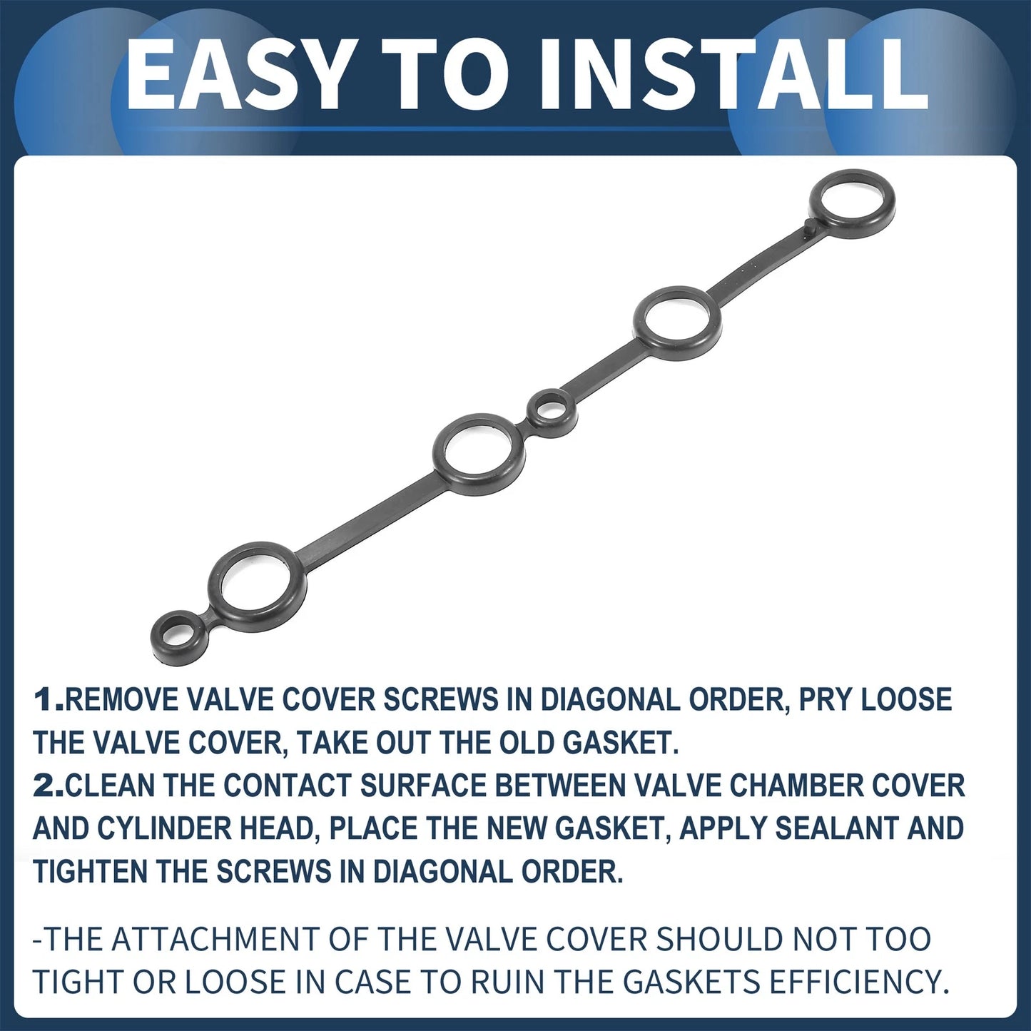 Valve Cover Gasket for Nissan 240SX 2.4L AT SE (1995-1998)