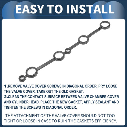 Valve Cover Gasket for Nissan 240SX 2.4L AT SE (1995-1998)