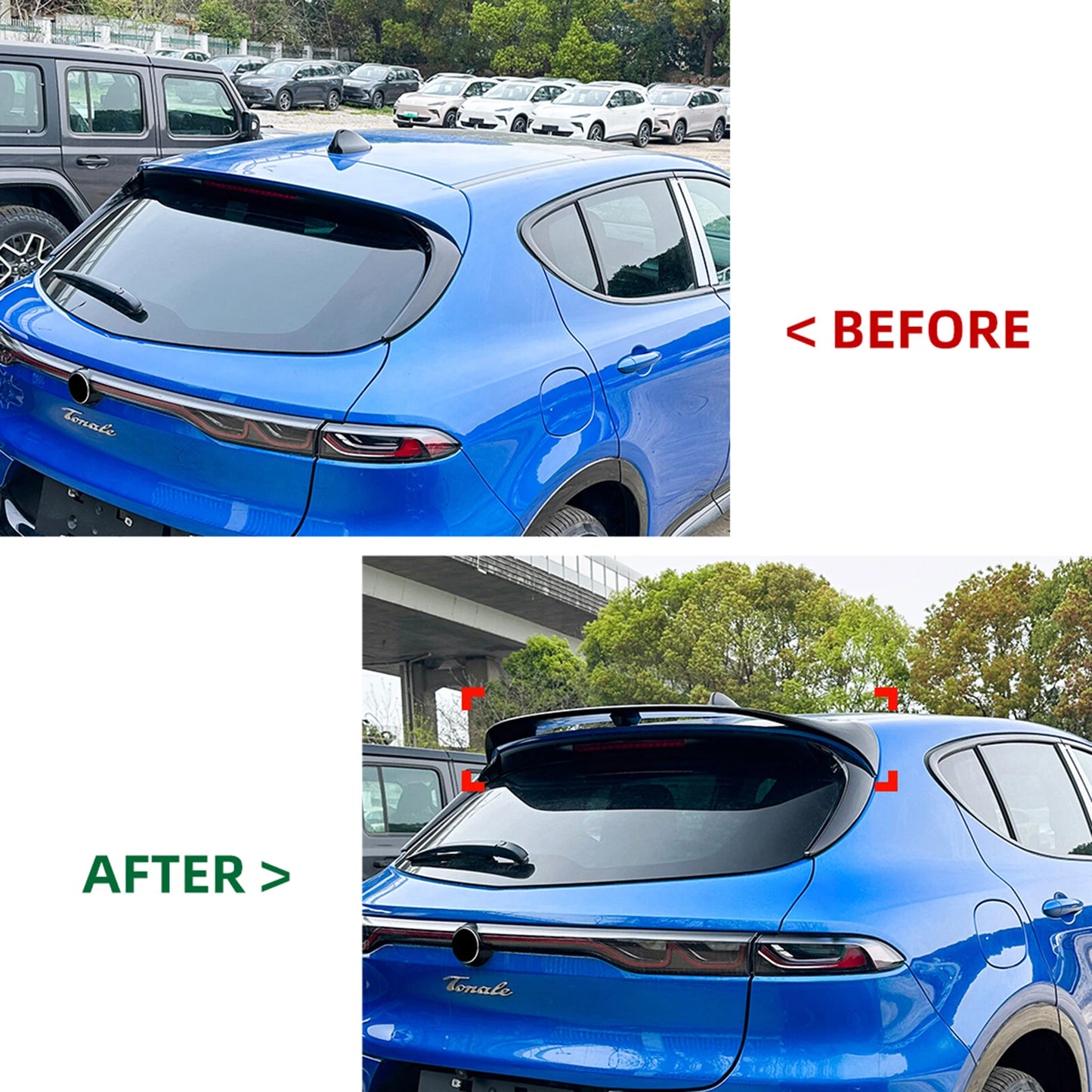 Rear Boot Spoiler Lip for Alfa Romeo Tonale (2023-2025)