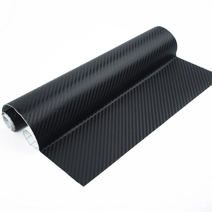 Black 3D Carbon Fiber Vinyl Wrap Roll Film Sticker for Car/Home 127x30cm DIY
