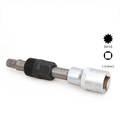 Clutch Pulley Removal Tool Accessory for Alternator Black Silver M10/T50 Metal