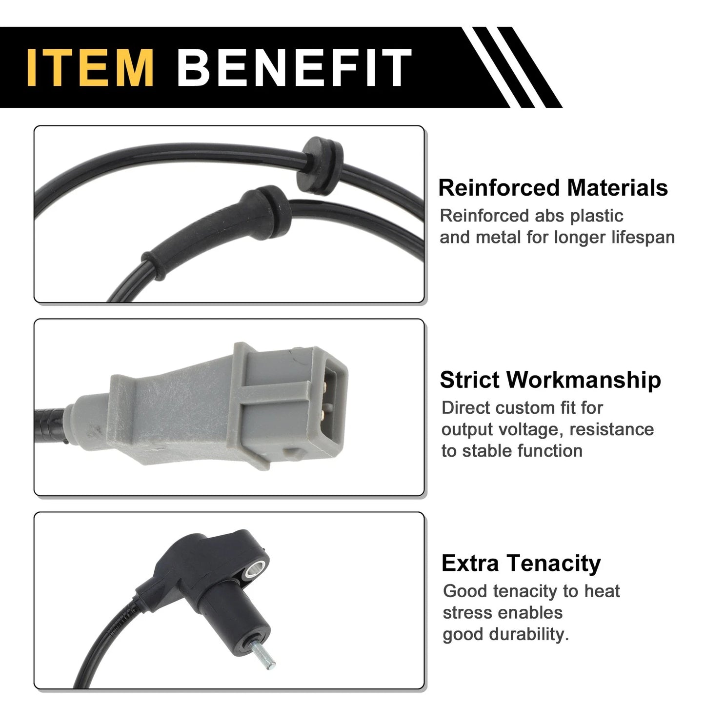 ABS Wheel Speed Sensor for Peugeot 307 (1997-2005)