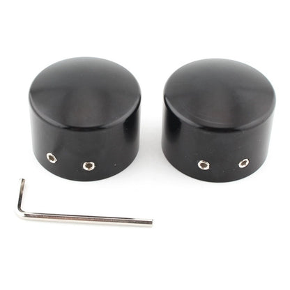 Front Wheel Axle Nut Cap for Harley Softail EFI FXSTI (2007-2017) Black