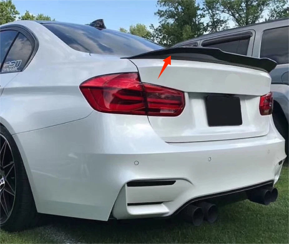 Rear Boot ABS Black Spoiler for BMW 3 Series F80 F30 Sedan (2012-2018)