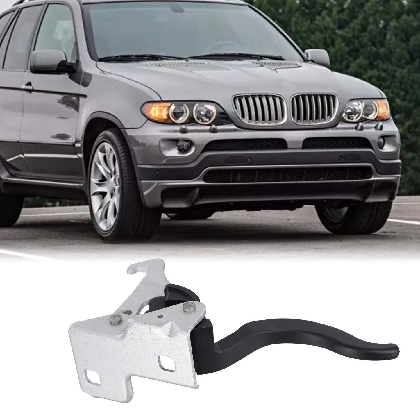 Hood Safety Catch Replacement Engine Lid Latch Hook for BMW E53 (2000–2006)