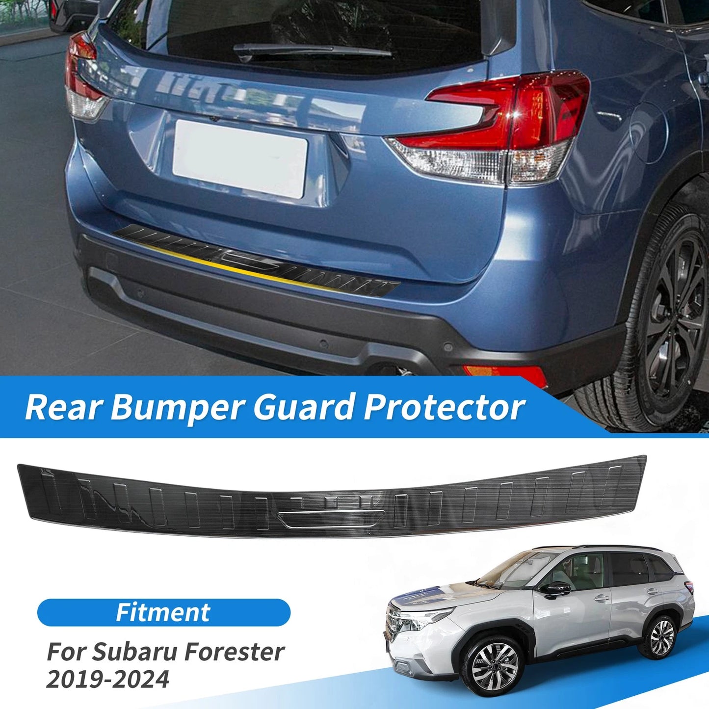 Rear Bumper Guard Protector for Subaru Forester (2019-2024)