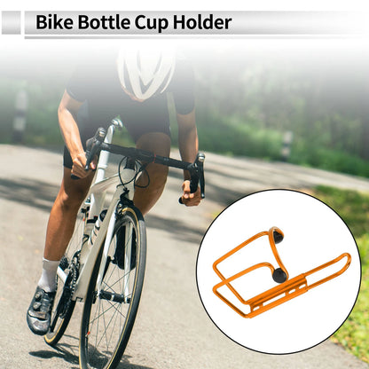 Universal Gold Tone Aluminum Alloy Bottle Cup Holders for Motorcycle or Bicycle