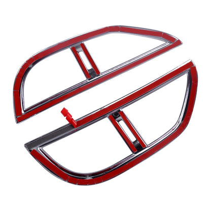 2 x Chrome Console Air Vent Trim Covers for Mercedes Benz Vito (2014-2018)