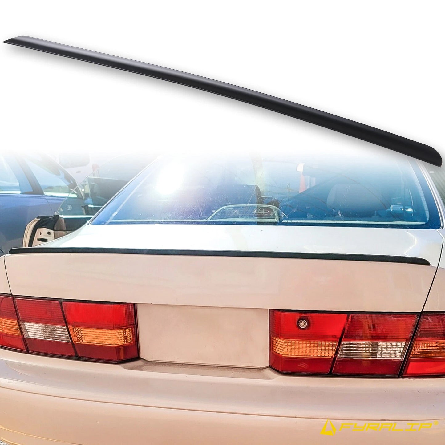 Boot Lip Spoiler for Lexus ES XV20 (1997-2001) Matte Black Unpainted