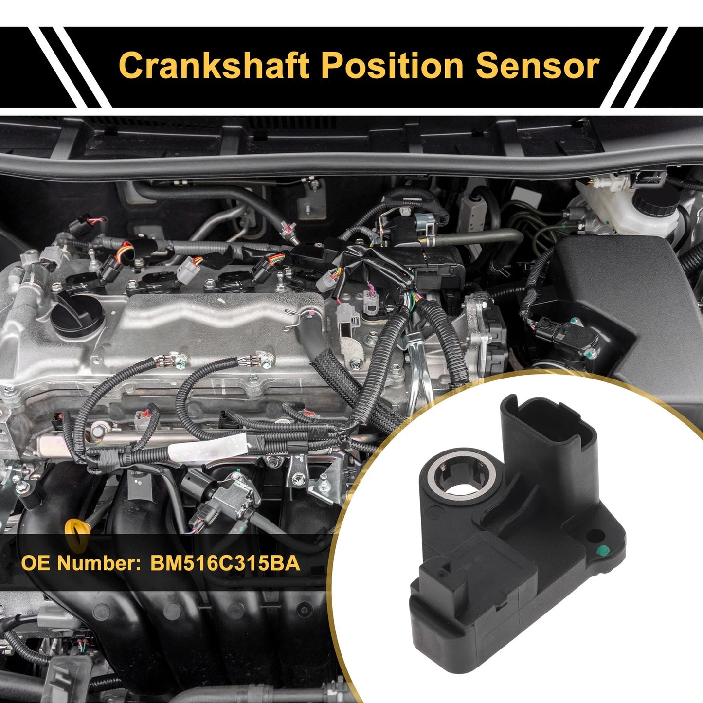 Crankshaft Position Sensor for Land Rover Freelander 2.2 TD4 (2006-2014)