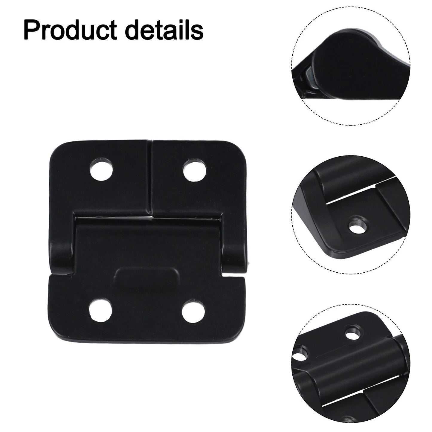 Constant Torque Hinge 1.57 x 1.50 in, 4 Holes Black Model