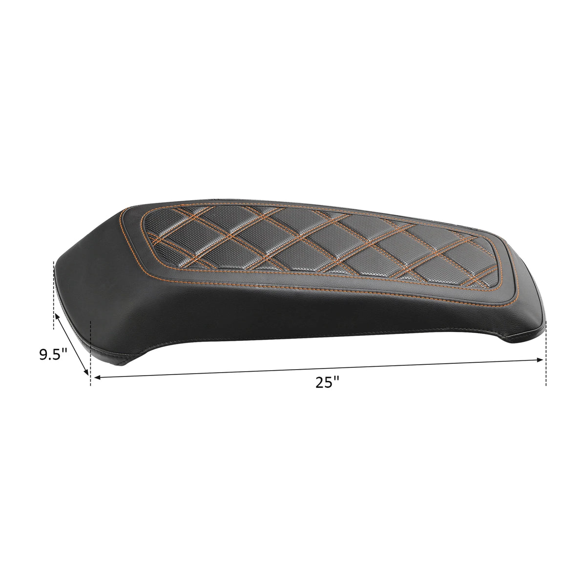 Black Saddlebag Lid Covers for Harley Touring Road King Street Glide (14-23)