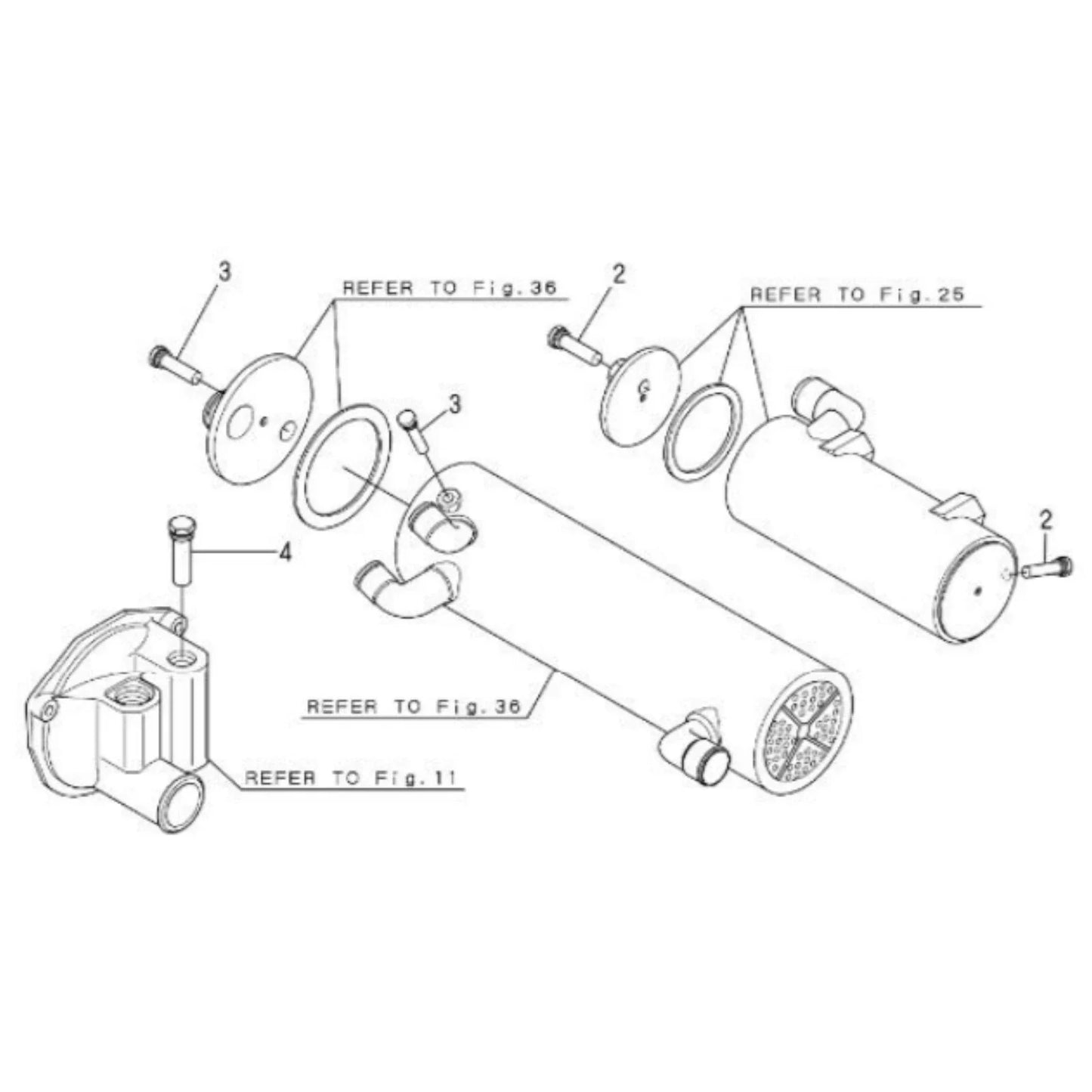 Pencil Zinc Anode for Yanmar Inboard 6LP, 6LY, 4LHA