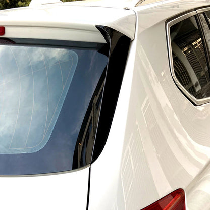2 x Rear Window Spoiler Covers for BMW X3 F25 (2011-2017) Black