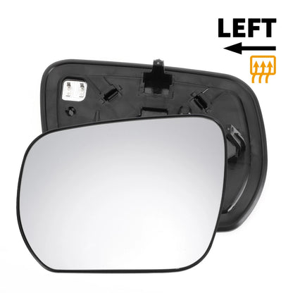 Left Side Heated White Mirror Glass for Suzuki Grand Vitara (2005-2009)