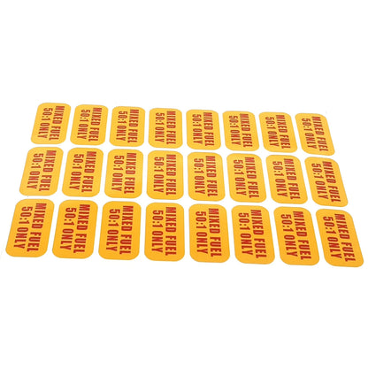 50:1 2-Cycle Oil Fuel Mixed Fuel Only Sticker/Decal for All Outboards