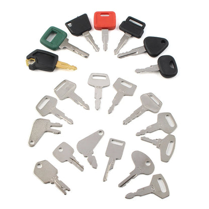 Ignition Key Set for John Deere & Komatsu Heavy Equipment (No Year)