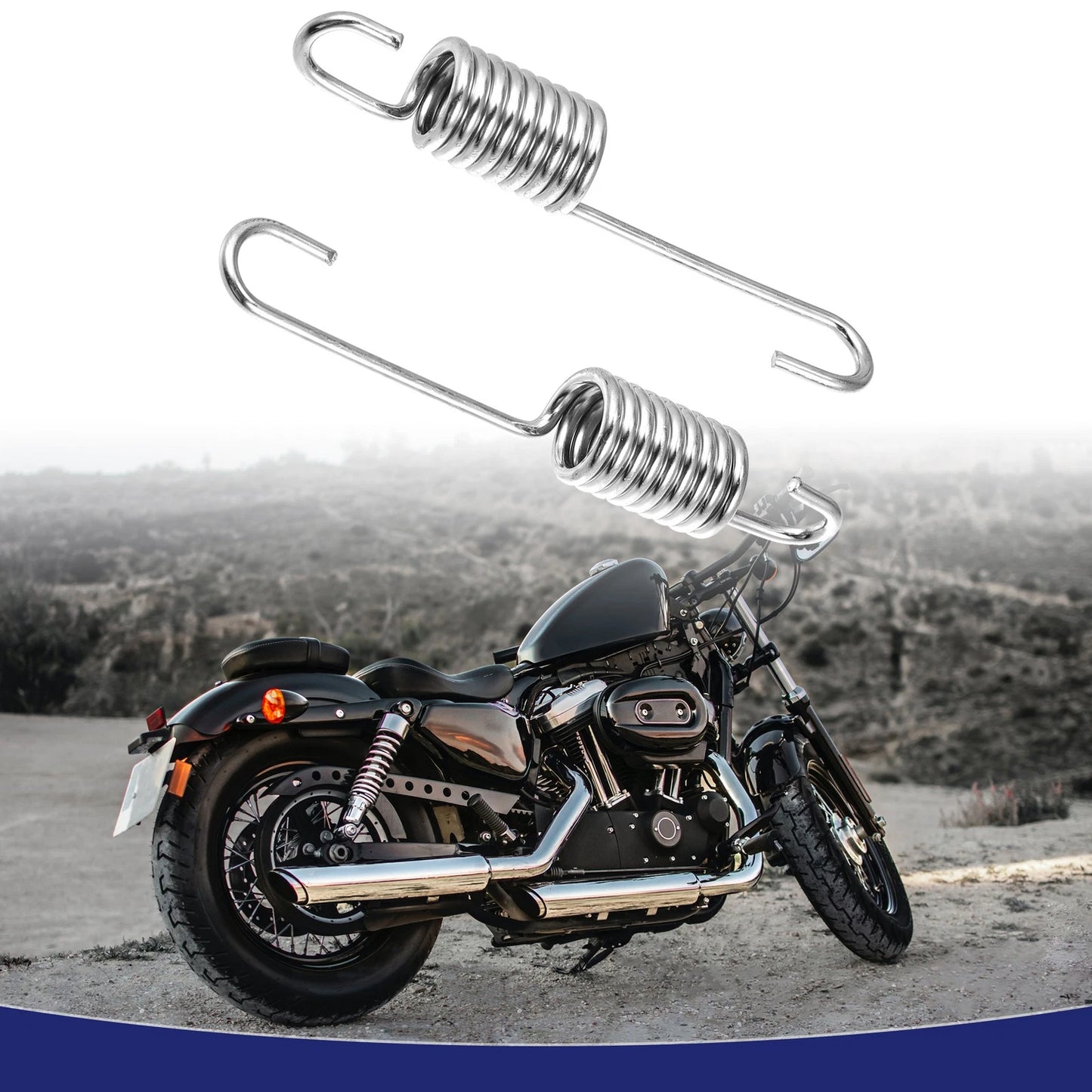 4 x 8.5cm Steel Motorcycle Brake Pedal Return Spring for Honda CG125