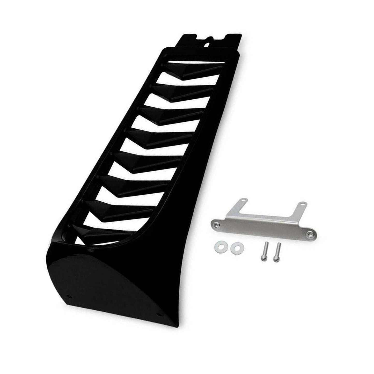 1x Black Chin Fairing Spoiler Lower Radiator Cover for Harley Softail (2018-2024)