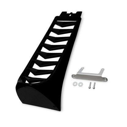 1x Black Chin Fairing Spoiler Lower Radiator Cover for Harley Softail (2018-2024)