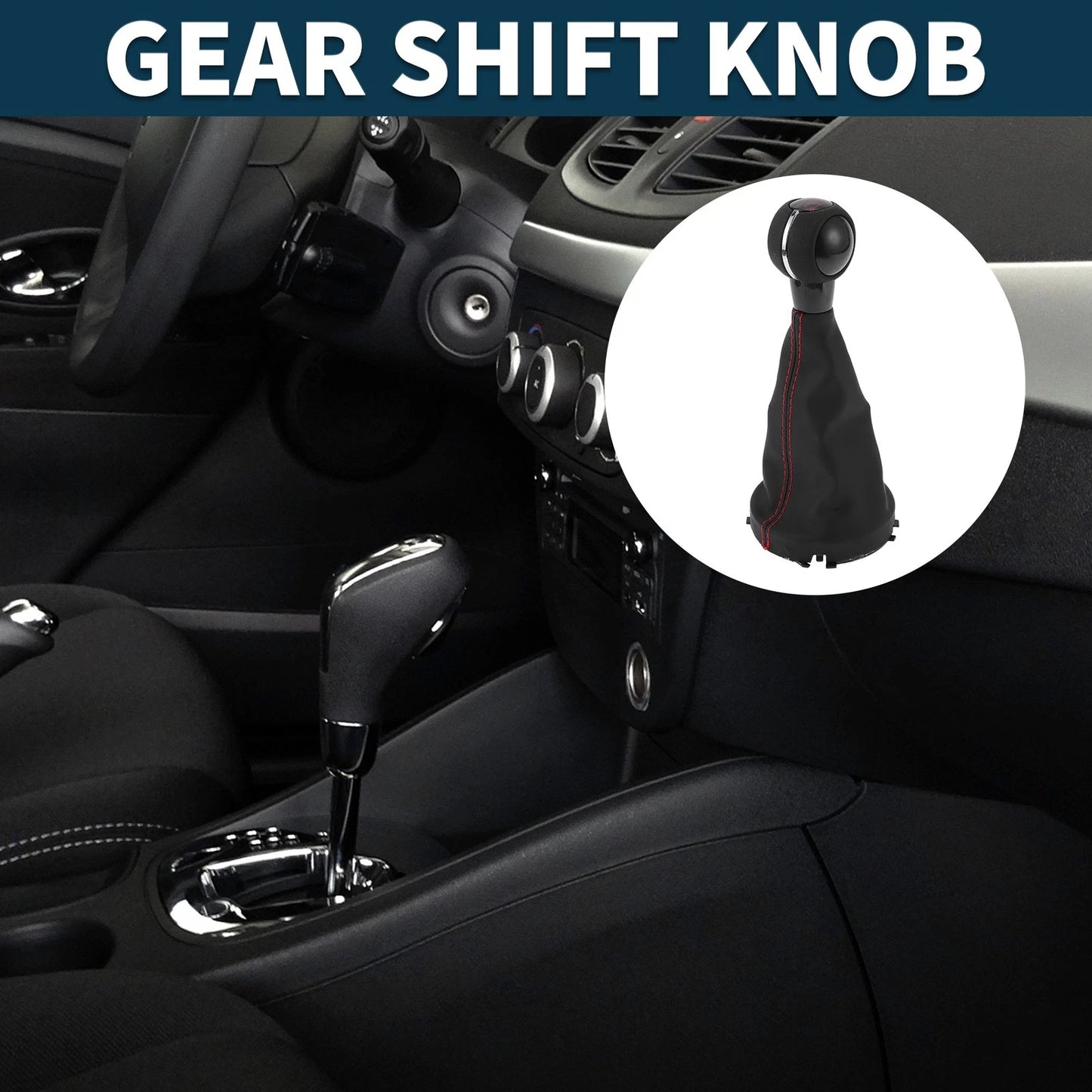 6 Speed Gear Shifter Knob & Cover for Mini Cooper F55 F56 (2014-2023)