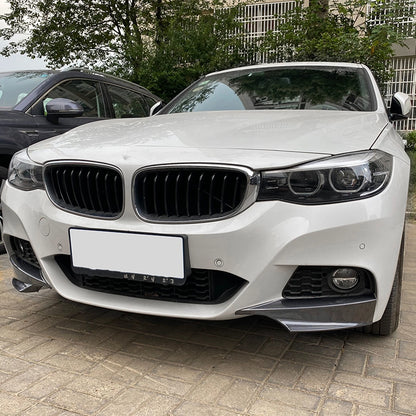 2 x Front Bumper Side Splitter Covers for BMW GT F34 320i M Sport (14-19)