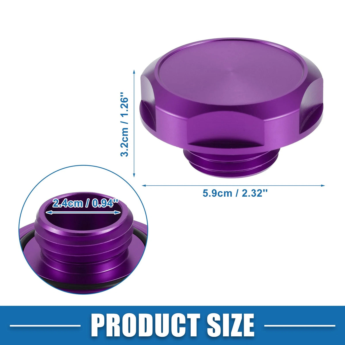 Purple Oil Filler Cap for Nissan Most Models