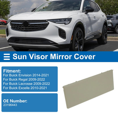 Sun Visor Mirror Cover Beige for Buick Envision (2014–2021)