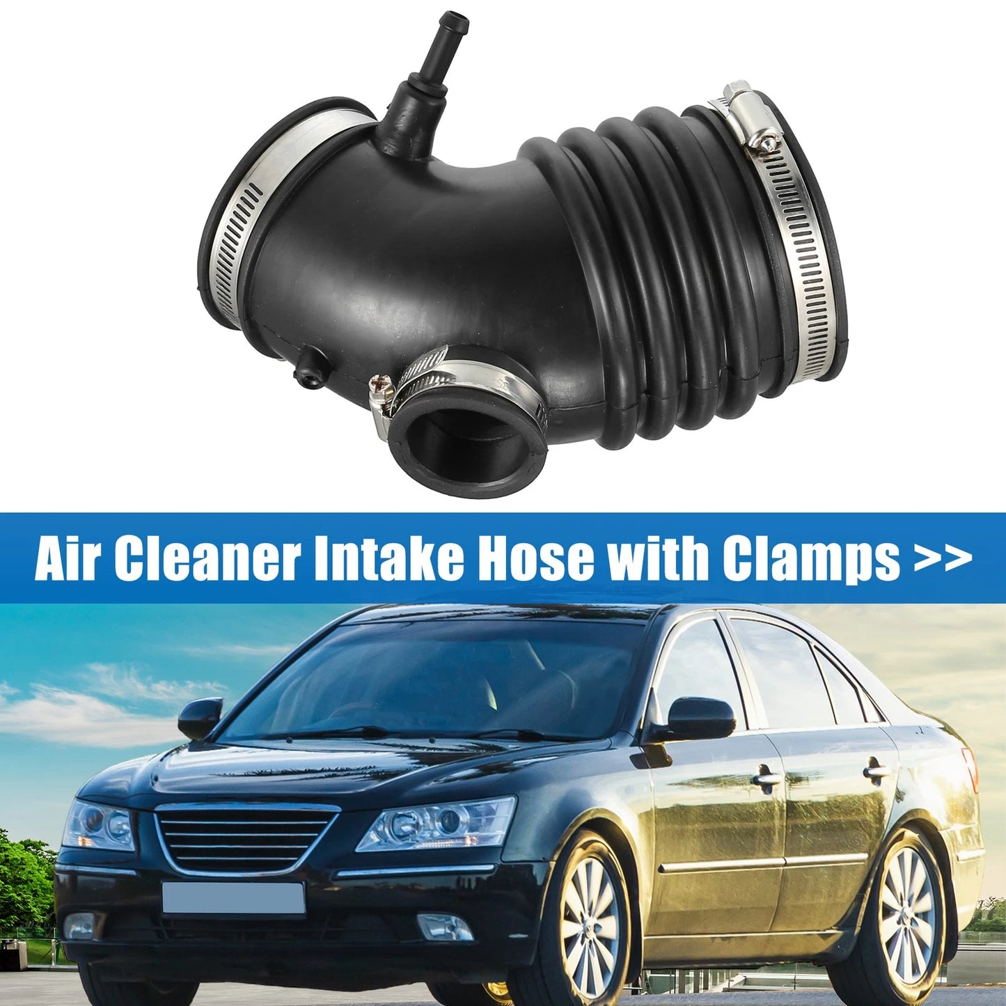 Air Cleaner Intake Hose w/ Clamps for Kia Optima (2000-2005)
