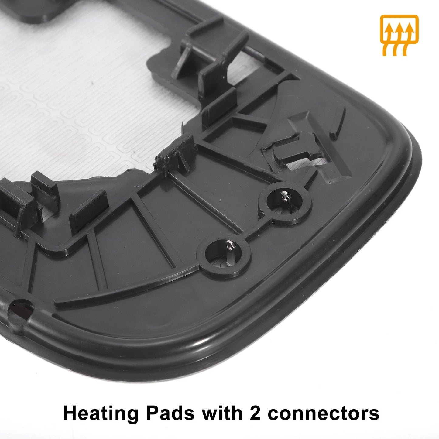 Right Side Heated White Mirror Glass for Honda Civic (2001-2005)