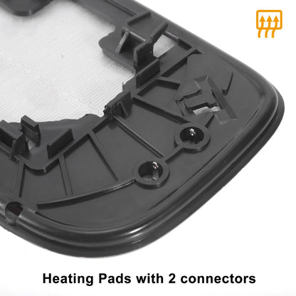 Right Side Heated White Mirror Glass for Honda Civic (2001-2005)