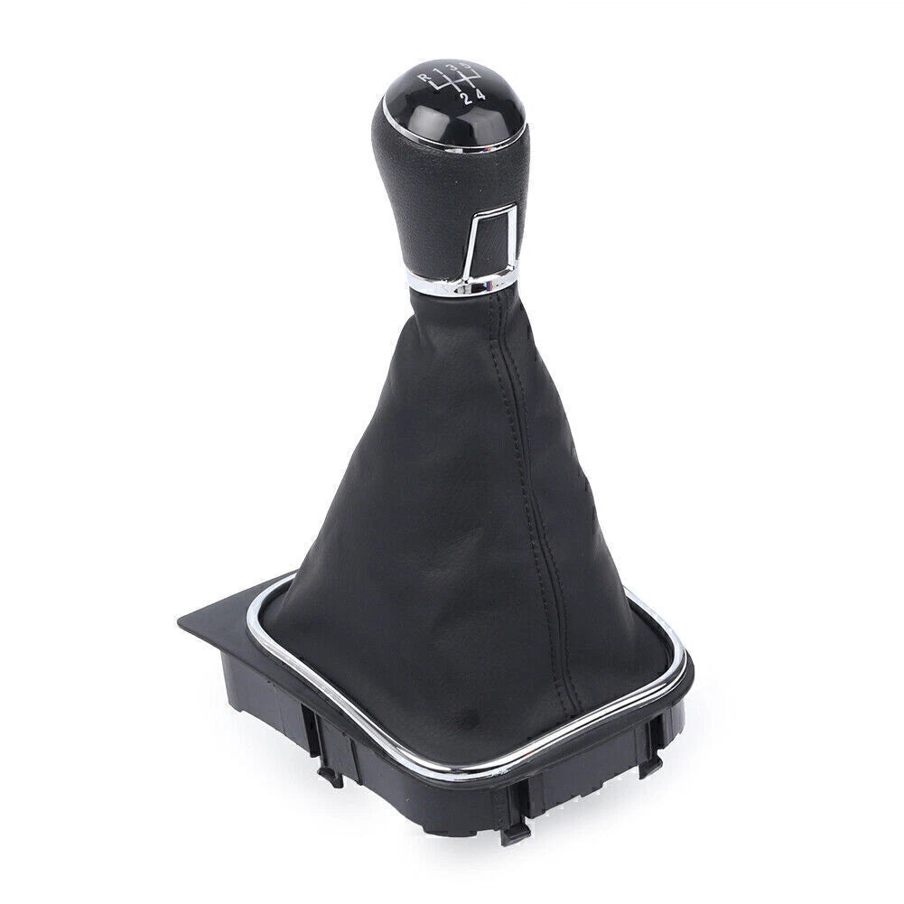 5 Speed Gear Shift Knob & Boot Gaiter Cover for VW Golf MK5 MK6 (2003-2014)