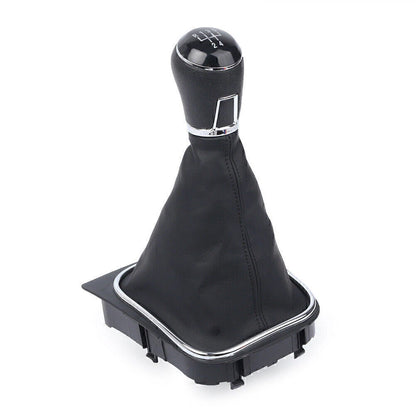 5 Speed Gear Shift Knob & Boot Gaiter Cover for VW Golf MK5 MK6 (2003-2014)