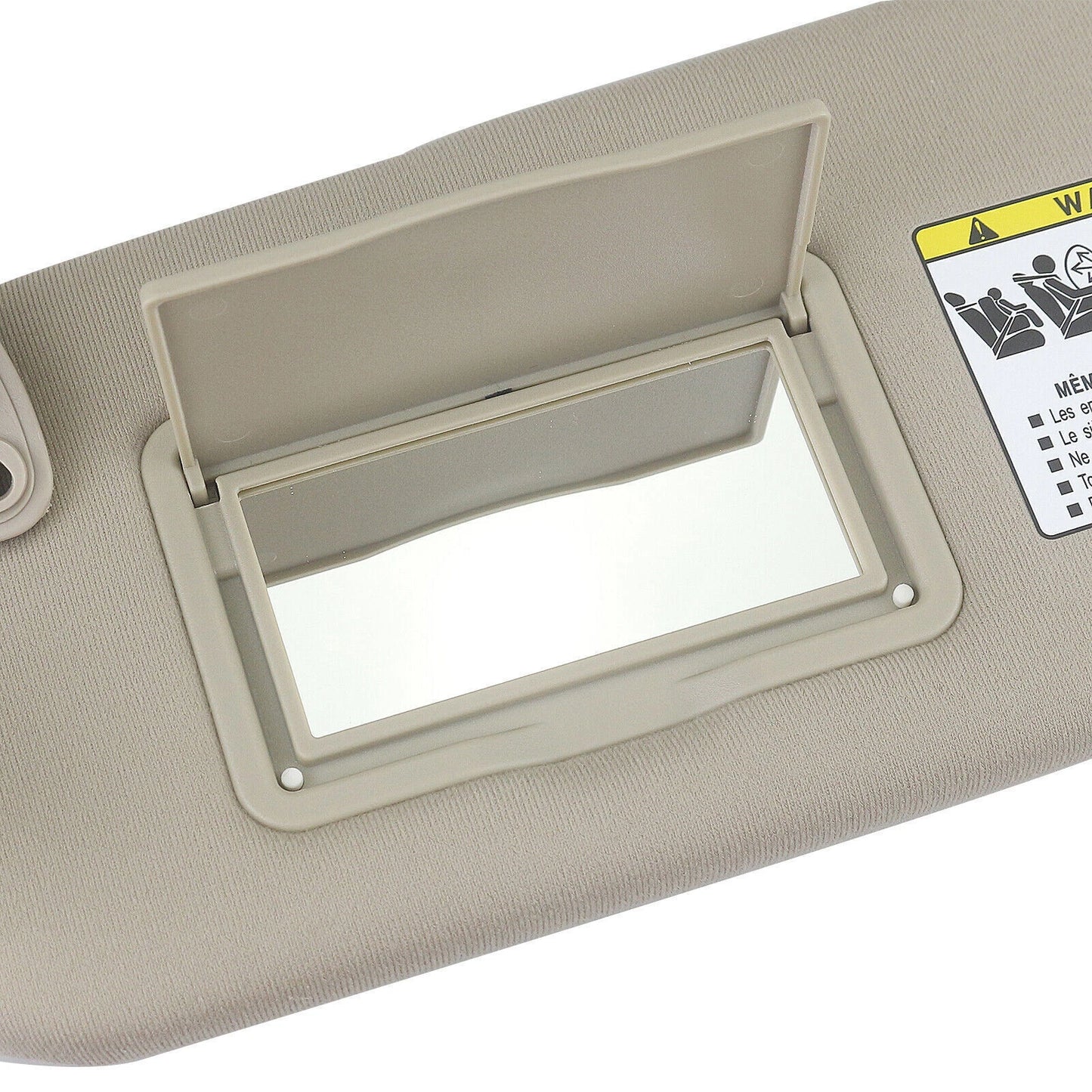 Beige Left Driver Side Sunvisor Cover for 2005-2010 Hyundai Sonata (2005-2010)