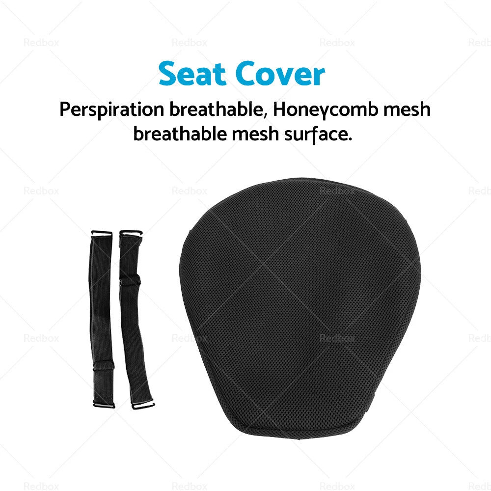 Universal Motorcycle Mesh Seat Cover Black Cloth Protector for Models