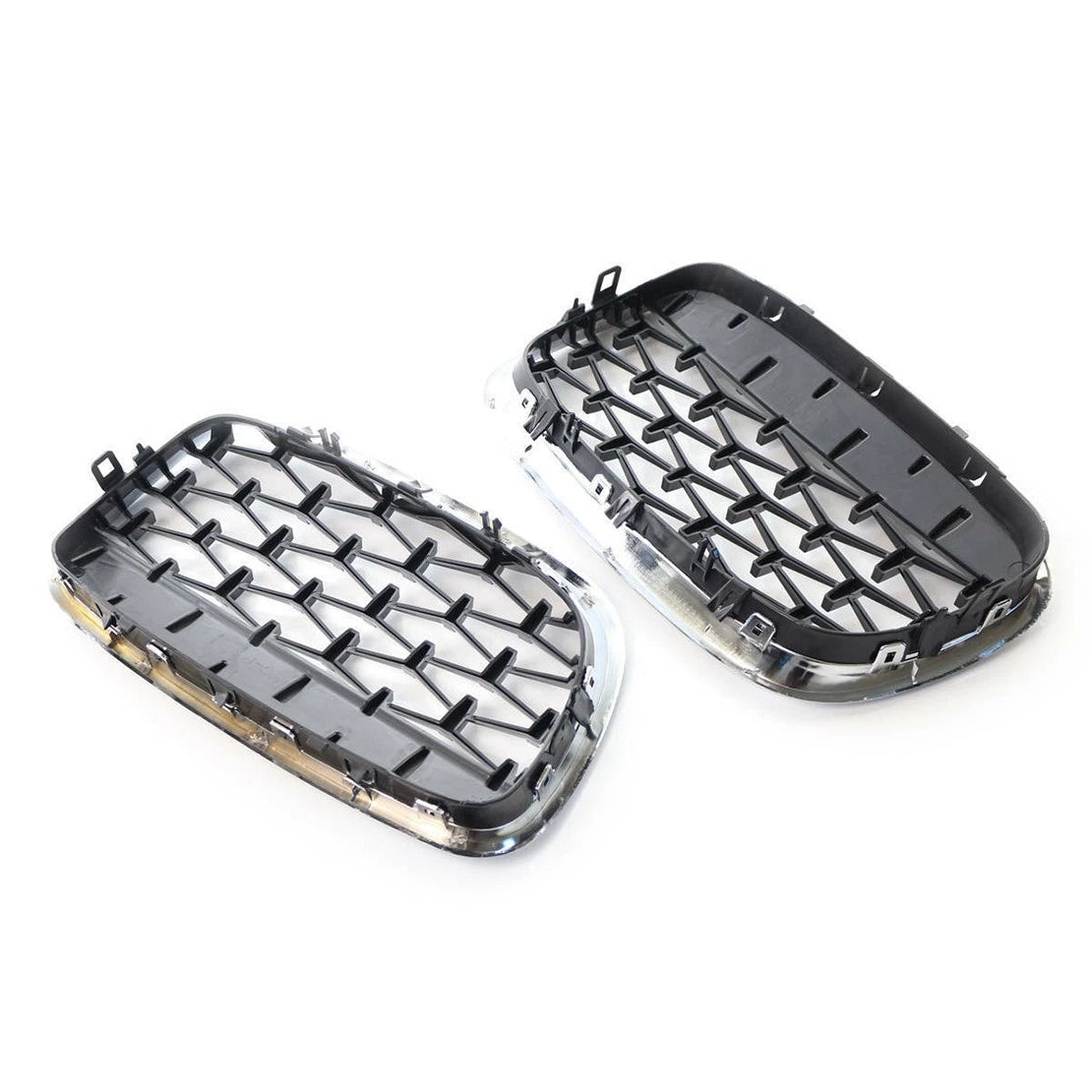 Front Kidney Grille Diamond Style Chrome for BMW X5 (2007-2013)