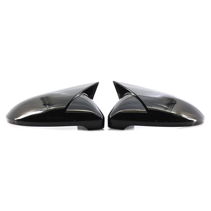 Glossy Black Rear Mirror Cover Caps for VW Golf MK7 R R-Line (2014-2019)