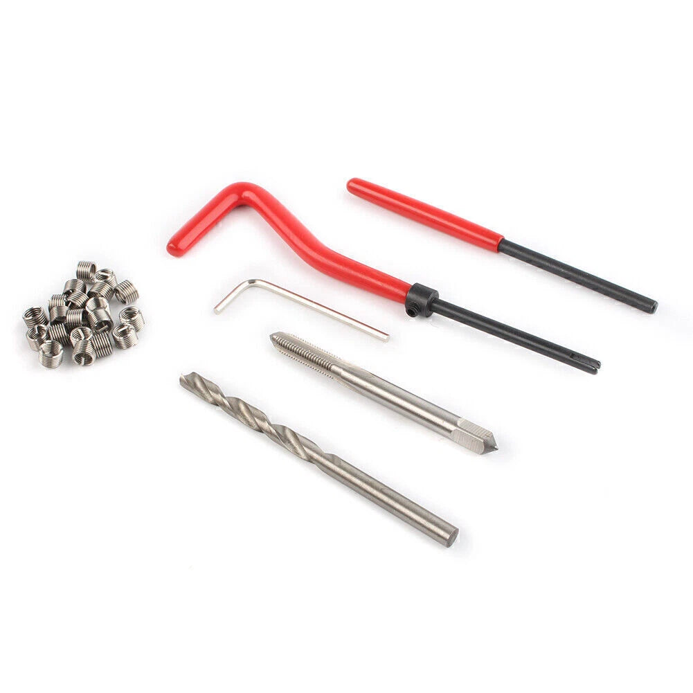 25pcs M5x0.8 Thread Repair Inserts for M12 Helicoil Tools