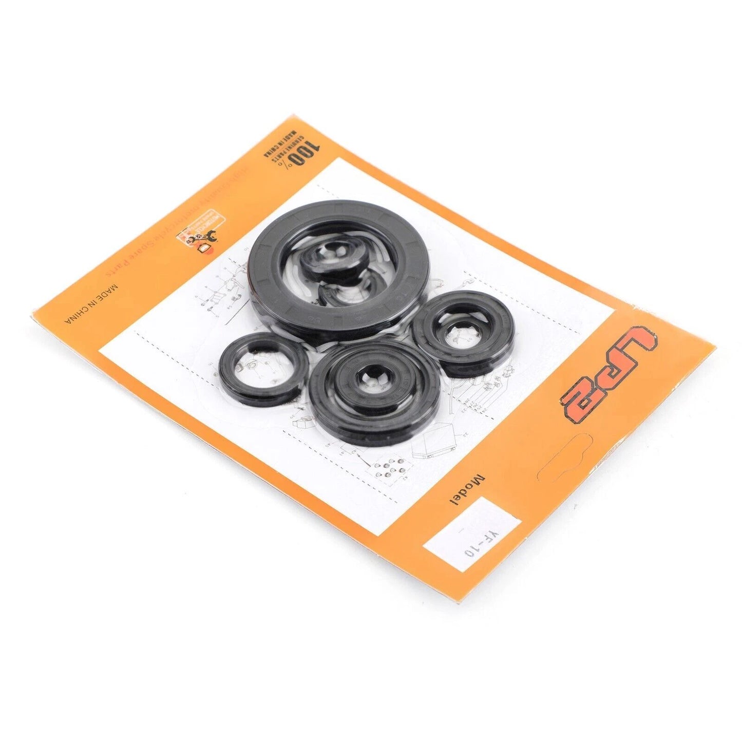 8pc Shaft Seal Set for Honda CR250R CR500R (1988-2001)