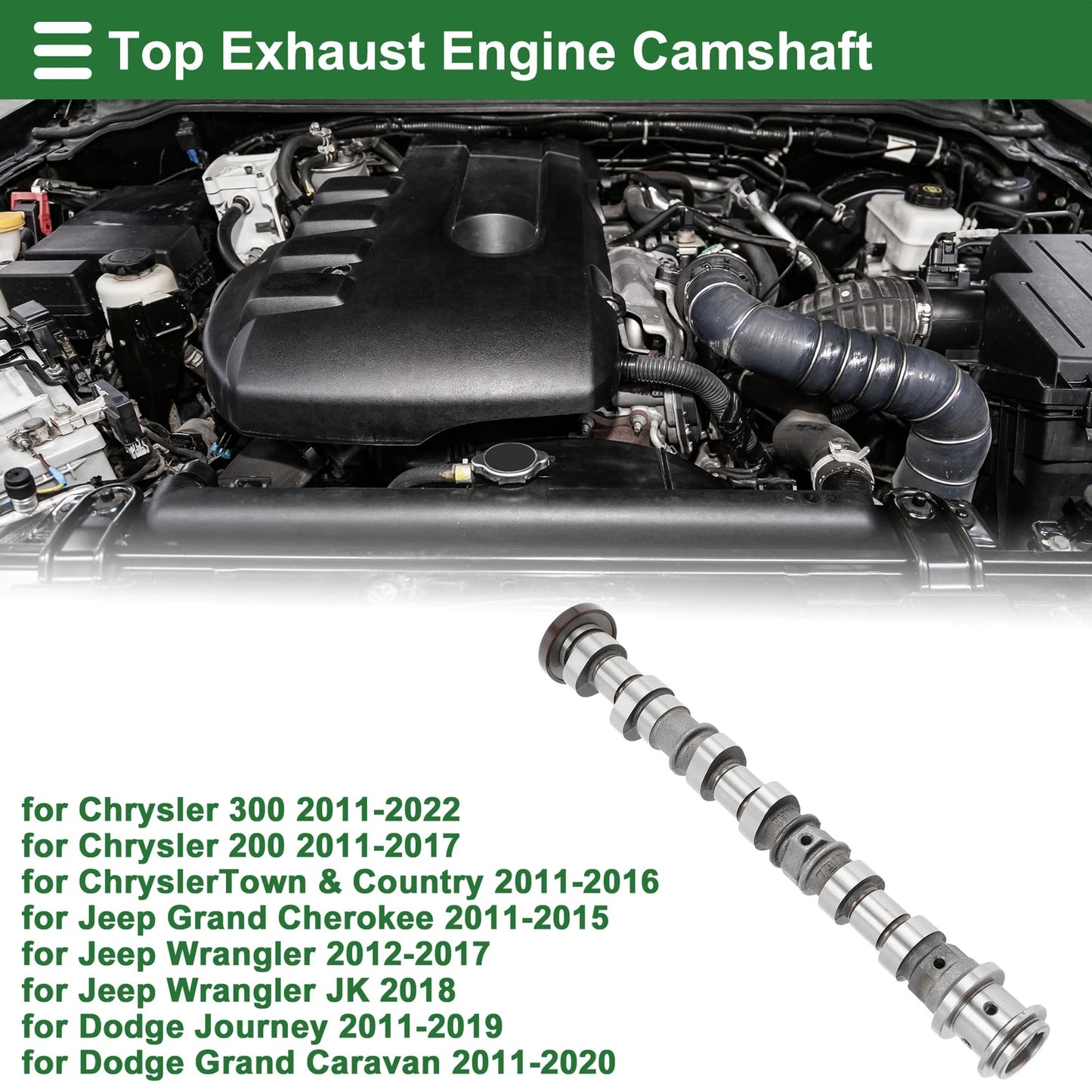 Top Intake Camshaft for Chrysler 300 (2011-2022)
