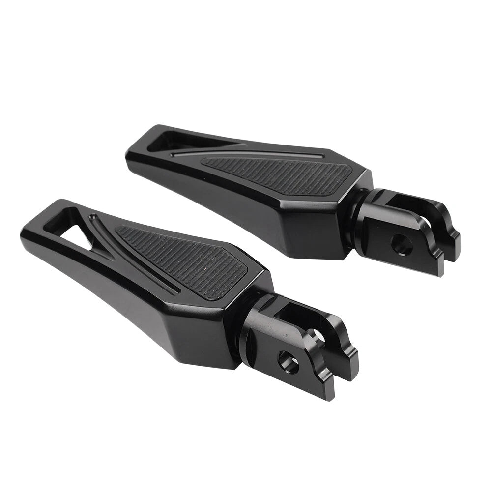 Mini Front Foot Pegs for Harley Softail Street Bob (2018-2023) Black