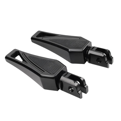 Mini Front Foot Pegs for Harley Softail Street Bob (2018-2023) Black