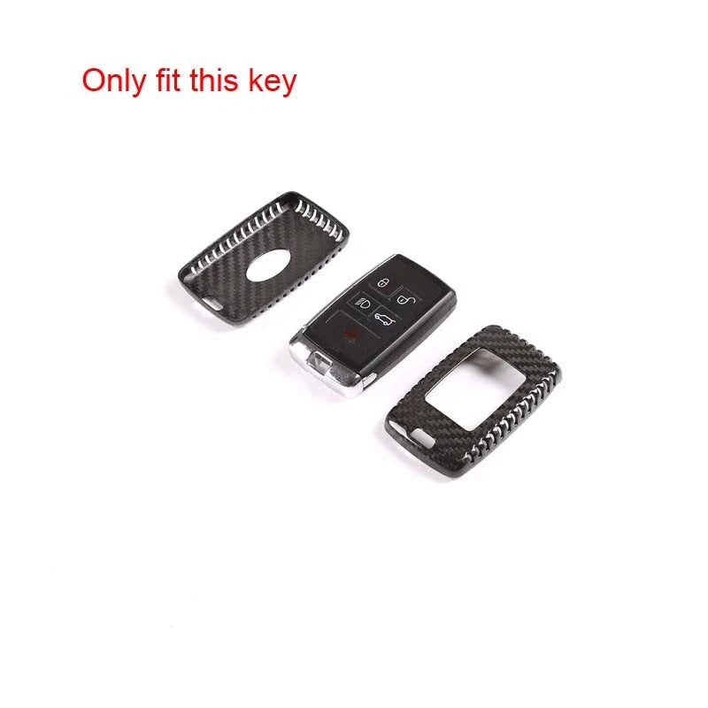 Carbon Fiber FOB Key Cover Remote Case fit for Range Rover Sport 2018-2021