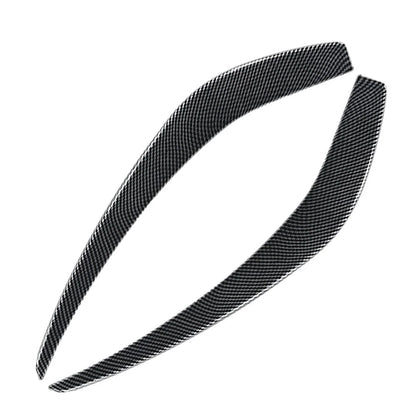 Carbon Fiber Black Front Bumper Side Air Vent Trims for Benz A Class (13-15)