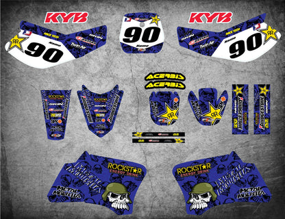 Custom Graphic Kit METAL for Yamaha TTR 90 (2000-2026) Stickers Decals