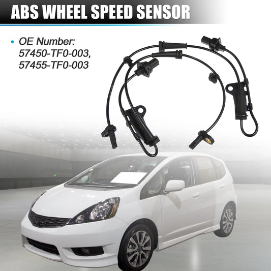 2 x ABS Wheel Speed Sensors for Honda CR-Z (2011-2016)