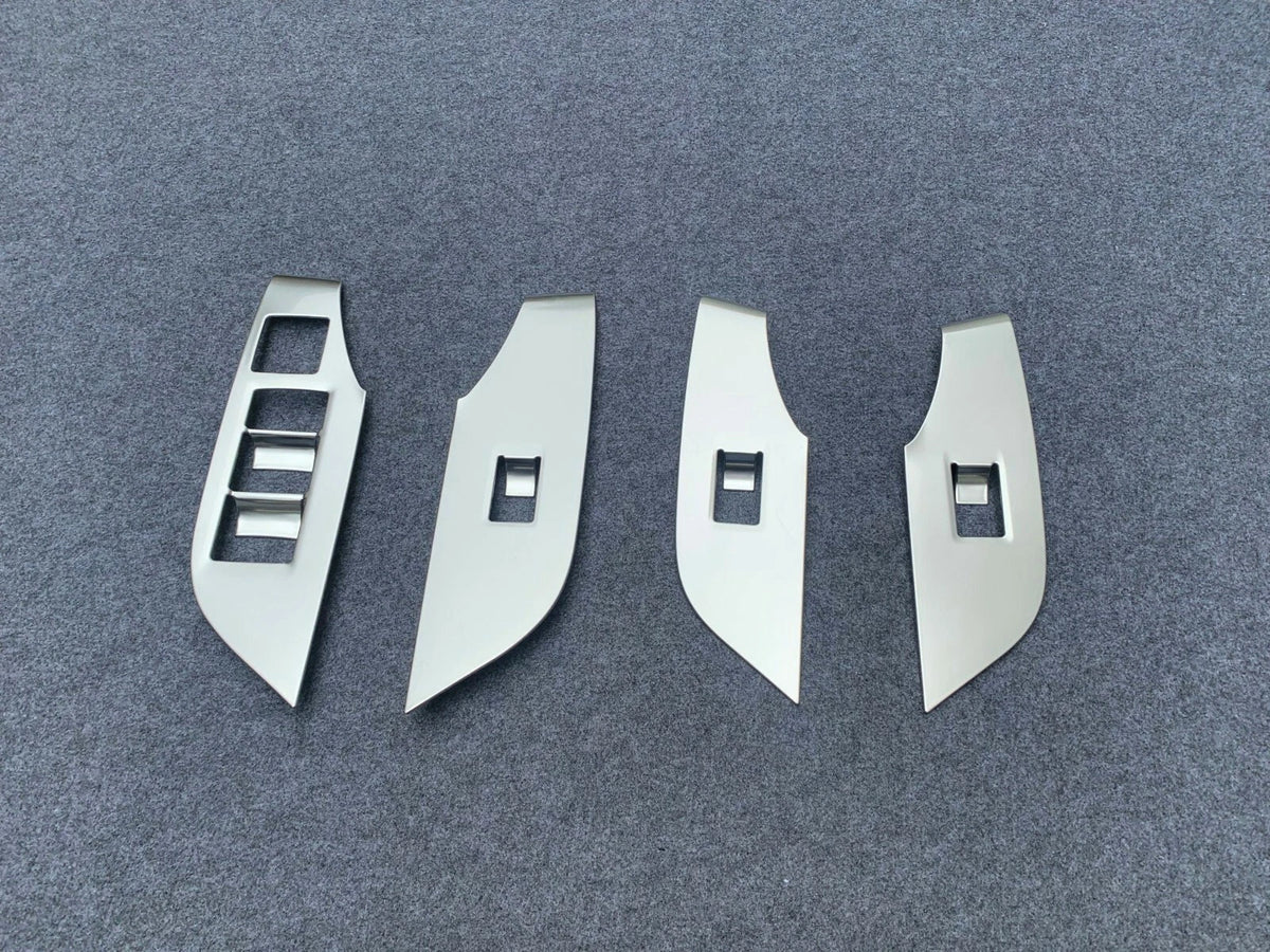 Switch Panel Matte Window Lift Cover Trim for Toyota RAV4 (2019-2023) 4 x PCS