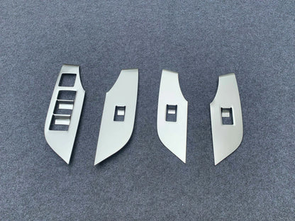 Switch Panel Matte Window Lift Cover Trim for Toyota RAV4 (2019-2023) 4 x PCS
