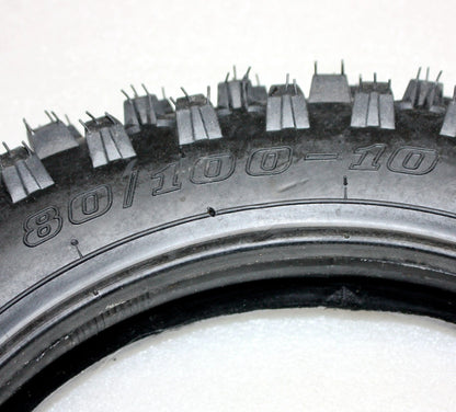 12" Front & 10" Rear Knobby Tires & Tubes for PIT PRO TRAIL Dirt Bike