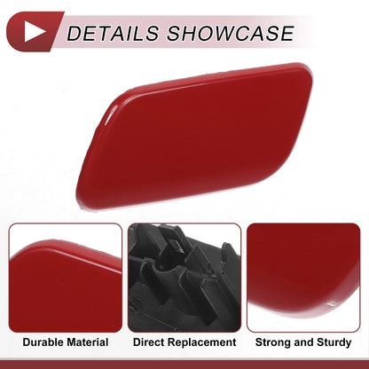 Front Left Washer Nozzle Cover for Subaru Forester (2016-2018) Red